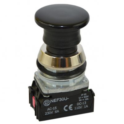Przycisk NEF30-UDY czarny (W0-NEF30-UD Y S)