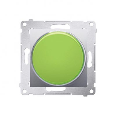 Simon 54 Sygnalizator świetlny LED – światło zielone 230V srebrny mat DSS3.01/43 KONTAKT (DSS3.01/43)