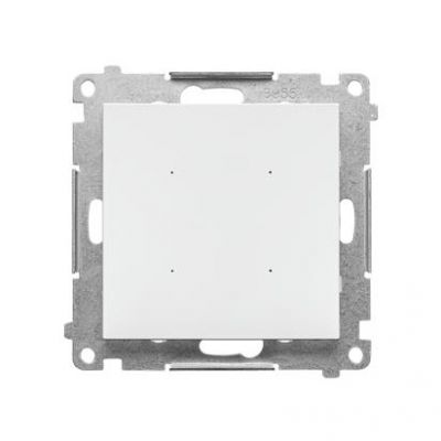 Simon 55 SWITCH – Sterownik przyciskowy oświetleniowy pojedynczy sterowany smartfonem Biały mat TEW1W.01/111 (TEW1W.01/111)
