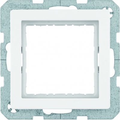 BERKER Q.x Zestaw adaptacyjny do modułów systo 45x45mm biały aksamit 14406089 HAGER (14406089)