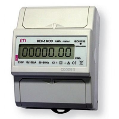Wskaźnik zużycia energii 1-fazowy z modbus DEC-1MOD 004804053 ETI (004804053)