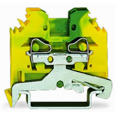 Złączka szynowa ochronna 4mm2 żółto-zielona 281-107 WAGO (281-107)