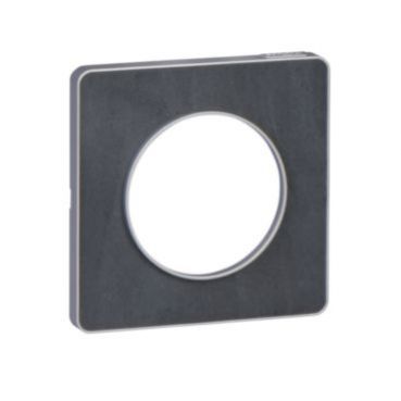 Odace Touch ramka 1-krotna podstawa aluminium kamień ardoise S53P802V SCHNEIDER (S53P802V)