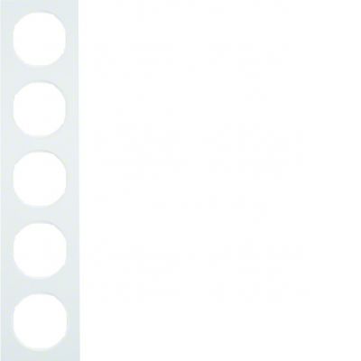 BERKER R.3 Ramka pięciokrotna biała połysk 10152289 HAGER (10152289)