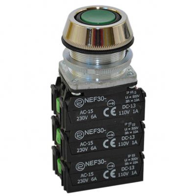 Przycisk NEF30-UKX5Y zielony (W0-NEF30-UK X5Y Z)