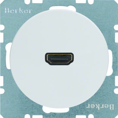 BERKER R.1/R.3 Gniazdo HDMI biały 3315422089 HAGER (3315422089)