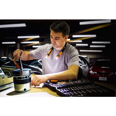 Lampa led latarka na szyję do czytania akumulatorowa warsztatowa 300lm NEO GTX (99-112)