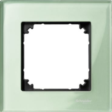 Merten M-Elegance szkło ramka pojedyncza szmaragdowy MTN404104 SCHNEIDER (MTN404104)
