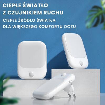 Lampka wtykowa Pati 2700K z czujnikiem ruchu  EKW1440 MILAGRO (EKW1440)