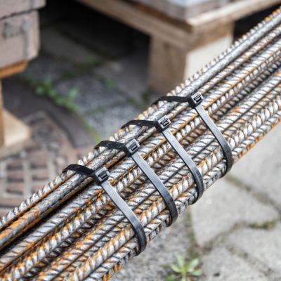 Opaska trytytka poliamidowa 2,5x200 opk.100szt. czarny ELCAN (OP1-C-25200-100)