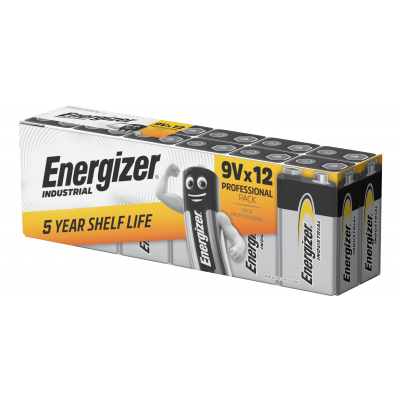 Bateria Energizer Alkaliczna Industrial R9 6LR61 6F22 9V /12szt./ (a7638900361094)