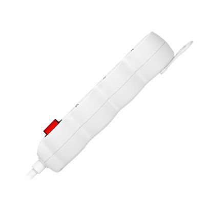 Przedłużacz domowy z włącznikiem 3 gniazda 1,4m biały ES-9/W/1,5 ORNO (ES-9/W/1,4)