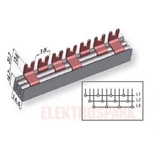 Izolowana szyna zbiorcza IZM-16/3F 20xMPE 002921133 ETI (002921133)