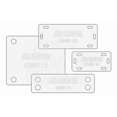 OWN 11 (100 szt./opak.) OZNACZNIK E04ZP-01060200101 ERGOM (E04ZP-01060200101)