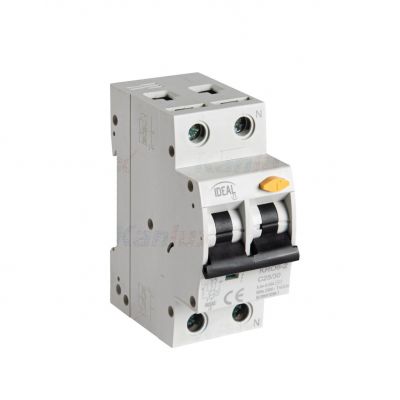 KRO6-2/C25/30 Wyłącznik różnicowo-nadprądowy IDEALTS 2P KRO6-2/C25/30 typ AC KANLUX (23221)