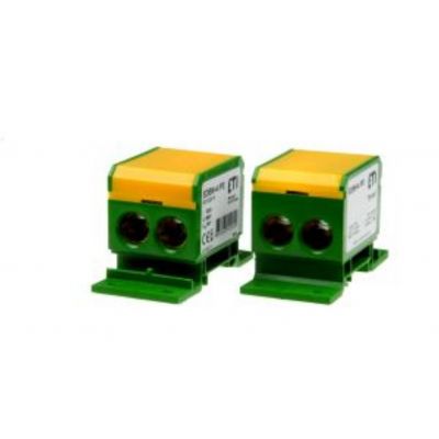 Blok rozdzielczy 192A (2x4-70mm2)/2x4-70mm2) żółto-zielony EDBM-4/PE 001102415 ETI (001102415)