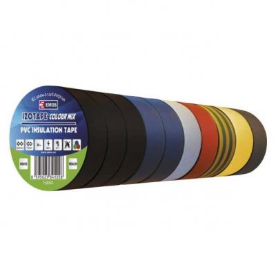 Taśma izolacyjna PVC 19mm / 20m mix F61999 EMOS (F61999)