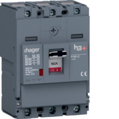 MCCB Rozłącznik mocy h3+ P160 3P 160A HCS160AC HAGER (HCS160AC)