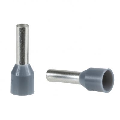 Akcesoria końcówki kablowe pojedyńcze izolowane - rozmiar średni - 4 mm2 - szare DZ5CE042D SCHNEIDER (DZ5CE042D)