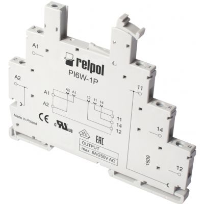 RELPOL Przekaźnik Interfejsowy PI6W-1P 856389 (856389)