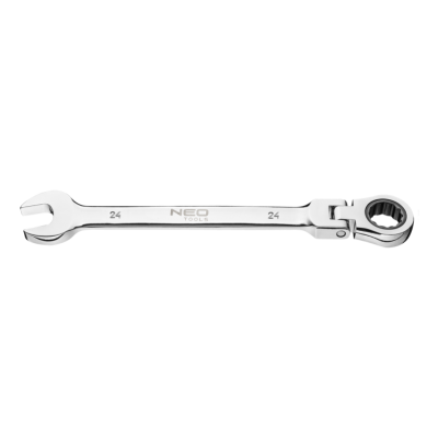Klucz płasko-oczkowy z przegubem i grzechotką 24mm NEO 09-054 GTX (09-054)