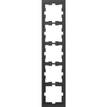 Merten D-Life ramka pięciokrotna antracytowy MTN4050-6534 SCHNEIDER (MTN4050-6534)
