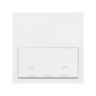 Simon 100 Panel 1-krotny: 1 klawisz roletowy biały mat 10020115-230 (10020115-230)