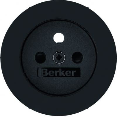 BERKER R.1/R.3 Płytka czołowa z przysłonami styków do gniazda z uziemieniem cz 3965762045 HAGER (3965762045)