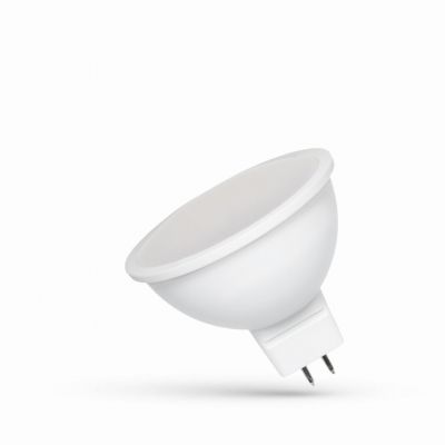 Żarówka LED z mleczną szybką MR16 6W zimna biel  WOJ+13134 Spectrum Led (WOJ+13134)