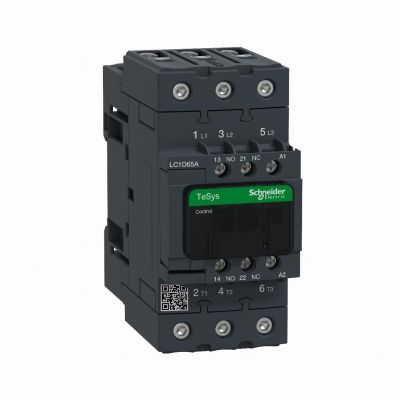 3P EVLK CONTACTOR 65A 30KW AC3 220VAC SCHNEIDER (LC1D65AM7)