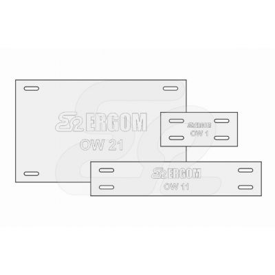 OW 1 (100 szt./opak.) OZNACZNIK E04ZP-01060100100 ERGOM (E04ZP-01060100100)