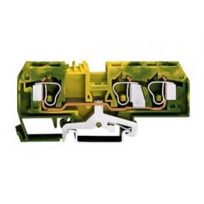 Złączka PE 3-przewodowa Ex 10mm2 żółto-zielona 284-687/999-950 /25szt./ WAGO (284-687/999-950)