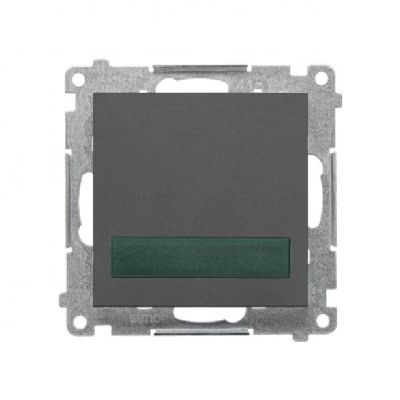 Simon 55 Sygnalizator świetlny LED – światło zielone 230V Grafitowy mat TESS3.01/116 (TESS3.01/116)