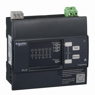 Vihilohm Lokalizator doziemień 12 kanałów - 100-440VAC/DC IMDIFL12 SCHNEIDER (IMDIFL12)