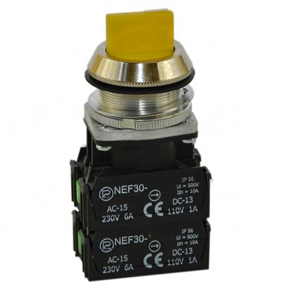 Przycisk NEF30-TPcX3Y żółty (W0-NEF30-TPC X3Y G)
