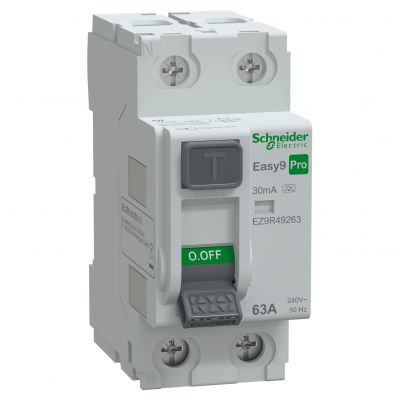 Wyłącznik różnicowoprądowy Easy9 PRO 2P 63A 30mA Typ A EZ9R49263 SCHNEIDER (EZ9R49263)