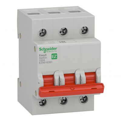 Rozłącznik izolacyjny Easy9 PRO 3P 100A EZ9S16391 SCHNEIDER (EZ9S16391)