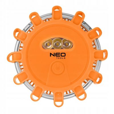 Flara drogowa lampa ostrzegawcza samochodowa światło awaryjne LED magnes NEO (99-128)