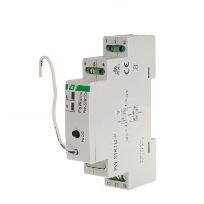 Radiowy sterownik rolet 230V- montaż DIN 85-265V AC/DC multifunkcyjny na szynę DIN FW-STR1D-P F&F (FW-STR1D-P)