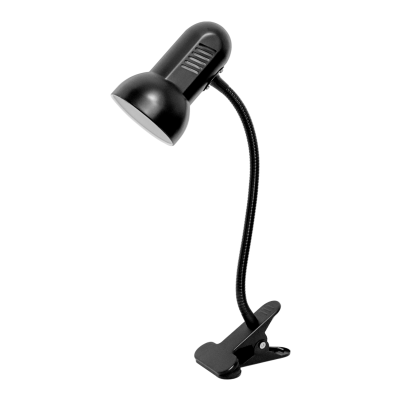 Lampka biurkowa z klipsem GANSO flex 15W E27 czarny ORNO (DL-21/B)