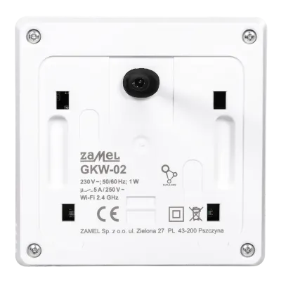 Regulator temperatury Wi-Fi sterownik ogrzewania podłogowego 230V ZAMEL (SPL10000051-WUN)