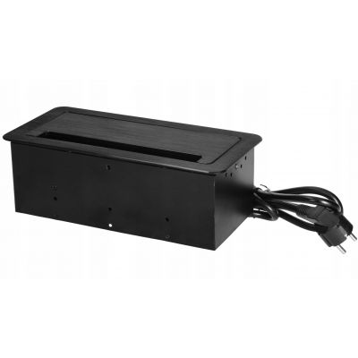 Gniazdo blatowe chowane 2x 230V ładowarka 2x USB A+C 2x NET kabel 1,5m ORNO (OR-GM-9041/B)