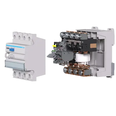 RCCB Wyłącznik różnicowoprądowy 3P+N 40A 30mA Typ A QuickConnect CDS440D HAGER (CDS440D/ES)