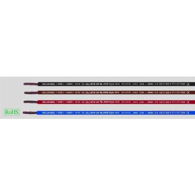 FUNFNORM H05V2-K 0,75/AWG19  CZARNY  (LGYC) (64091)