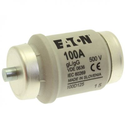 FUSE 100A DIV 500VAC Wkładka DIV 100A 500VAC E125 100D125Q EATON (100D125Q)