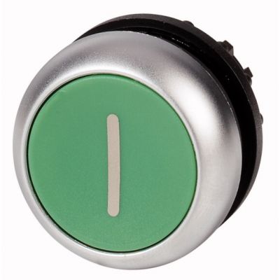 M22-DR-G-X1 Przycisk zielony /I/ bez samopowrotu płaski 216630 EATON (216630)