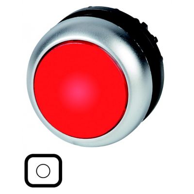 M22S-DL-R-X0 Napęd przycisku czerwony /O/ z podświetleniem z samopowrotem 216937 EATON (216937)