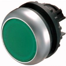 M22-DL-G Przycisk zielony z samopowrotem i z możliwością podświetlenia płaski 216927 EATON (216927)