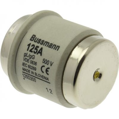 FUSE 125 DV GG 500VAC TIME DELAY Wkładka DV 125A GG 500VAC E200 125D200 EATON (125D200)