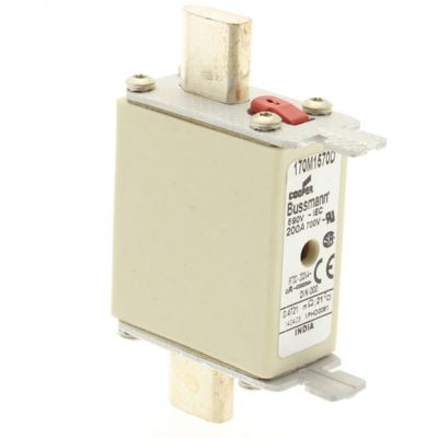 FUSE 200A 690V aR DIN 000 HSDNH Wkładka szybka 200A 690V aR DIN 000 podwójny wskaźnik 170M1570D EATON (170M1570D)